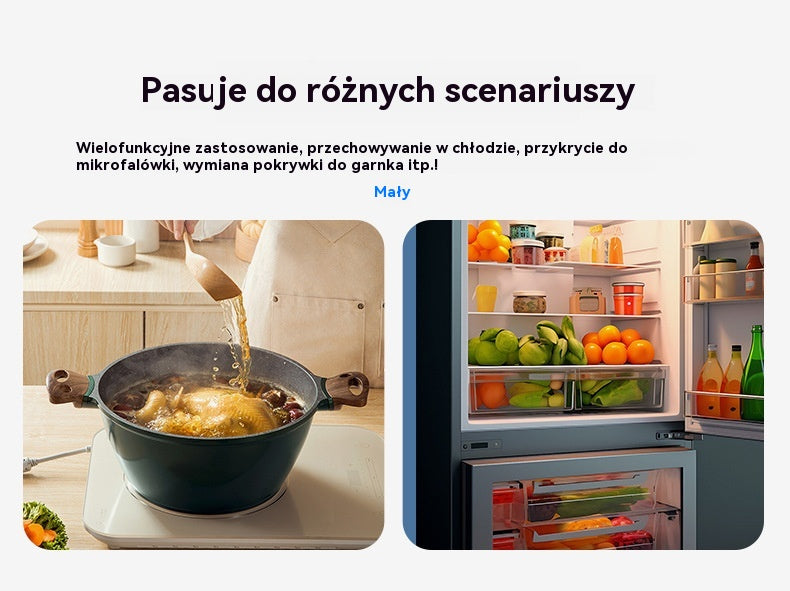 🔥👍Silikonowe pokrywki do żywności, które zachowują świeżość