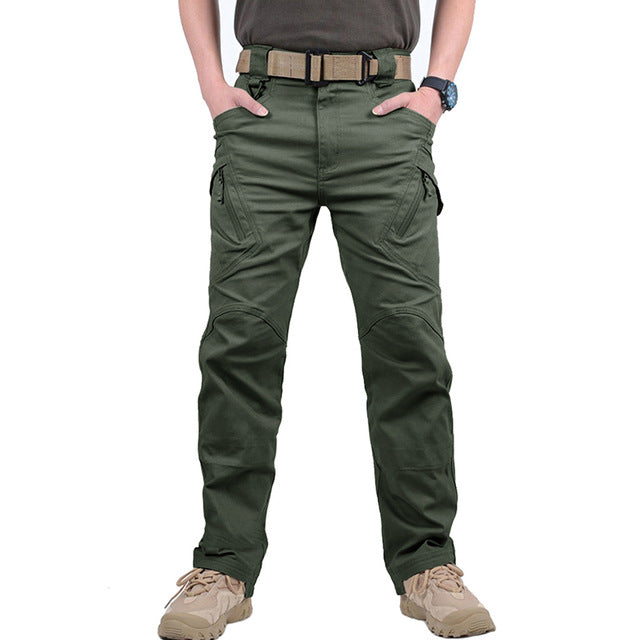 🔥Pantaloni tactici noi pentru bărbați, cu uscare rapidă, pantaloni de jogger pentru bărbați, mărime Plus, 4xl, cu mai multe buzunare, militari, negri, pantaloni cargo, respirabili-R