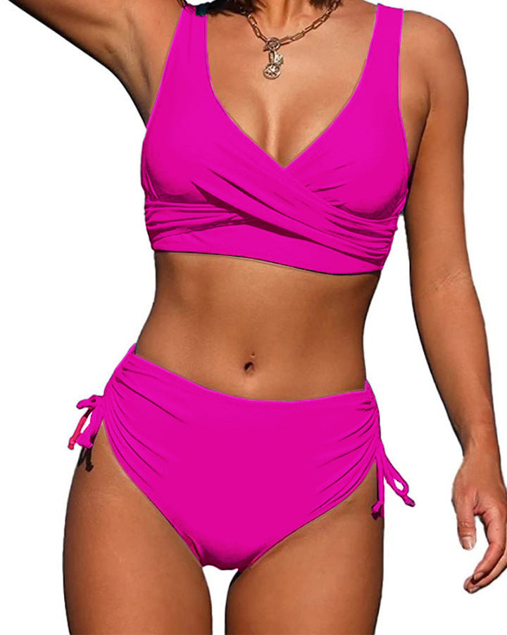 šļøšćPopust na nove proizvodećš“ćS-3XLćNovi ženski jednostavni jednobojni, brzosuÅ”eÄi, udobni i prozraÄni bikini kupaÄi kostim za ljeto 2025.