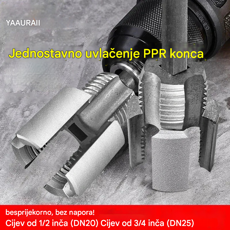 🔩Jednostavno PPR navoje – bez zavarivanja, bez napora! 【Set od 2 dijela – za cijevi od 1/2” (DN20) i 3/4” (DN25)】H