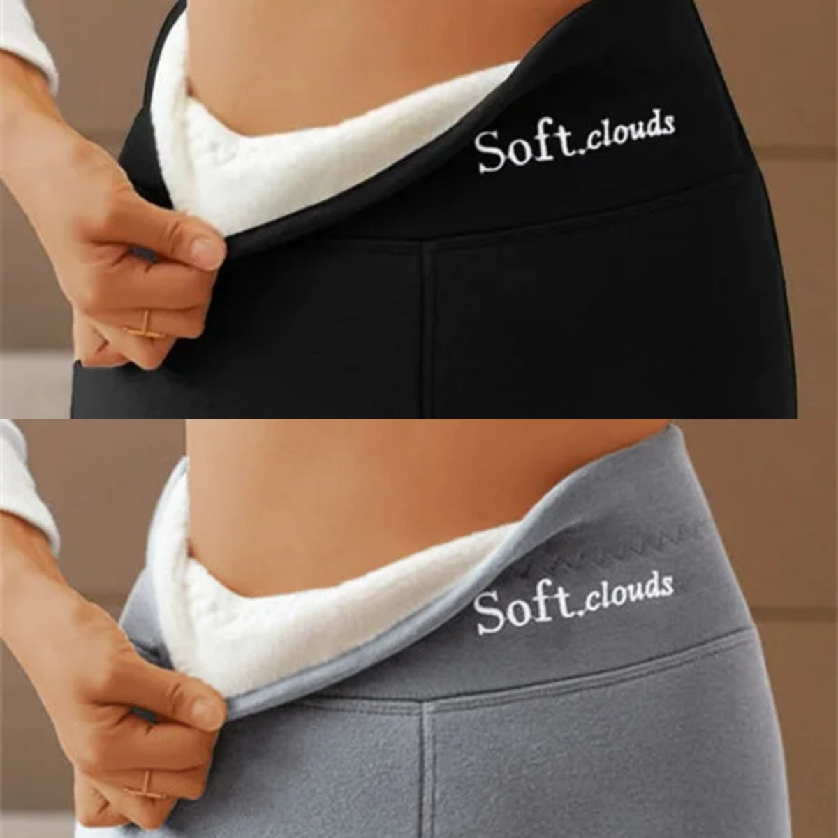 ✨⛄【Kupite eno, drugo dobite brezplačno🔥】【S-5XL】Ženske tople volnene pajkice - obvezen kos za jesen in zimo-L