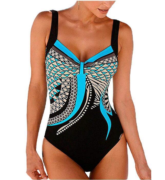 🩱🏊♀️2025 novi retro print novi jednodijelni kupaći kostim s retro printom-H