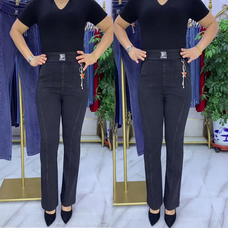 👖【M-4XL】 Rastezljive traperice visokog struka Kupite jednu i dobijete jednu besplatno-H