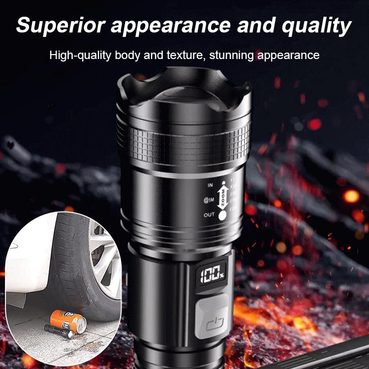 🆕🔦【Cumpără 1 primești 1 gratis】Un nou reflector de patrulă în aer liber, lanternă puternică, cu fotografiere lungă