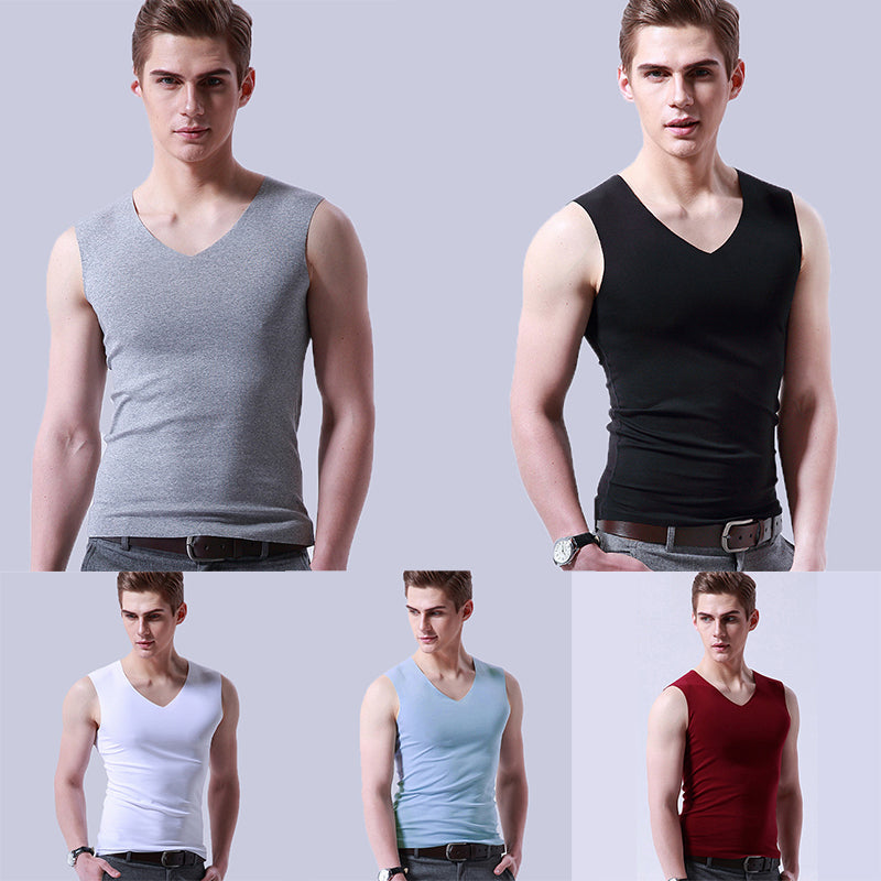 ✅Set de 6 maiouri casual barbati Ice Silk, usor de asortat cu orice tinuta, potrivite pentru purtarea de zi cu zi. ✅ Ușoare, respirabile și cu uscare rapidă.