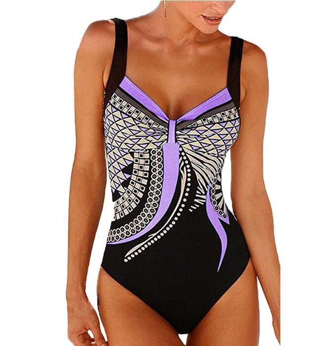 🩱🏊♀️2025 novi retro print novi jednodijelni kupaći kostim s retro printom-H