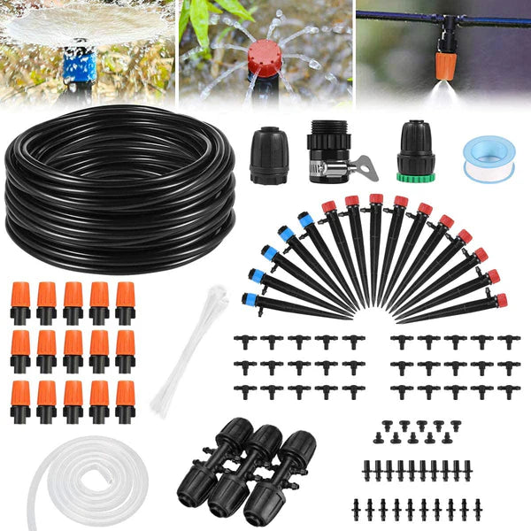 Kit tevi automate de micro irigare pentru gradina, stropitor economisitor de apa