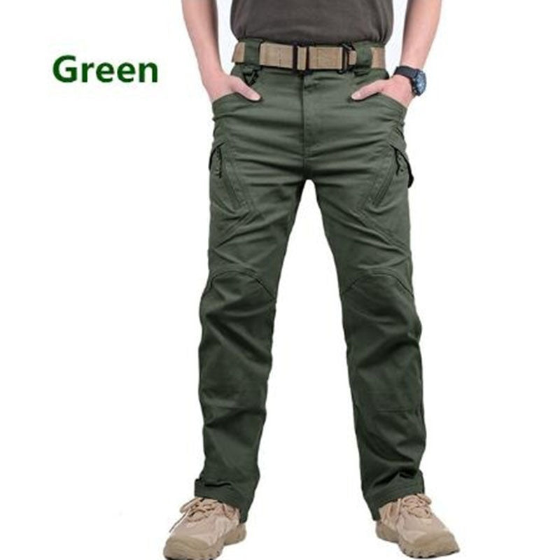 🔥Pantaloni tactici noi pentru bărbați, cu uscare rapidă, pantaloni de jogger pentru bărbați, mărime Plus, 4xl, cu mai multe buzunare, militari, negri, pantaloni cargo, respirabili-R