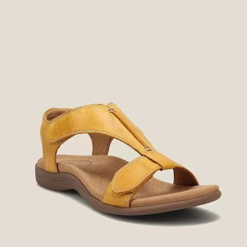 ✨ Puha valódi bőr női szandál vastag talppal – kényelem és stílus egyben! 👡-U