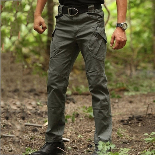 🔥Pantaloni tactici noi pentru bărbați, cu uscare rapidă, pantaloni de jogger pentru bărbați, mărime Plus, 4xl, cu mai multe buzunare, militari, negri, pantaloni cargo, respirabili-R