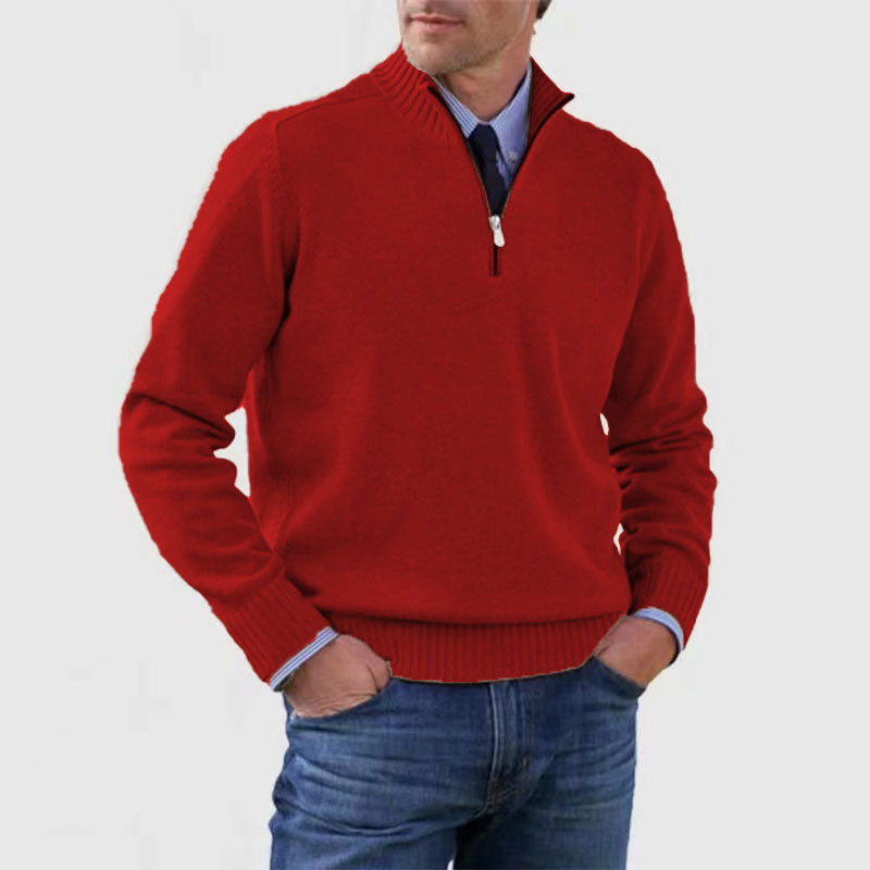 【L-5XL】Popularni topli puloveri s patentnim zatvaračem za jesen i zimu-H