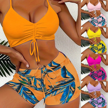 🌷💖【Ljetni novi proizvod】【S-2XL】Moderni i elegantni ženski komplet kupaćih kostima velike veličine s printom