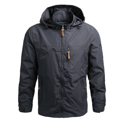 【M~5XL】2025 Chaqueta deportiva a prueba de viento para montañismo al aire libre para hombres--E