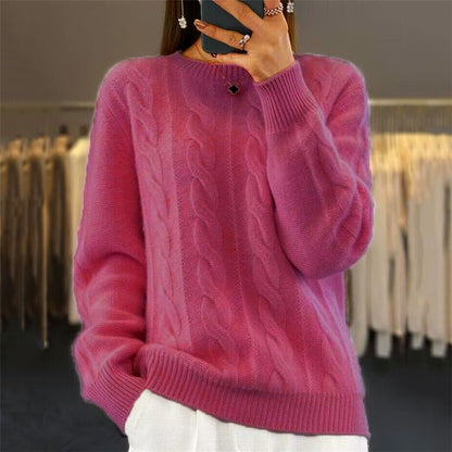 🔥✨【Novi jesenski stil】【S-2XL】2026 Jednobojni visokokvalitetni mekani i udobni vuneni džemper-H