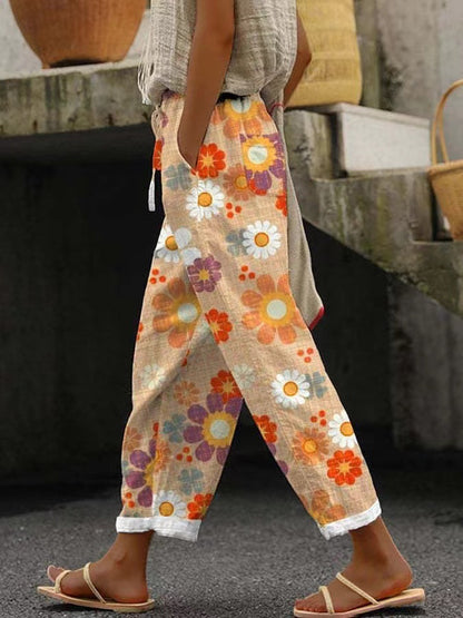 【S-5XL】Damskie spodnie rekreacyjne z nadrukiem