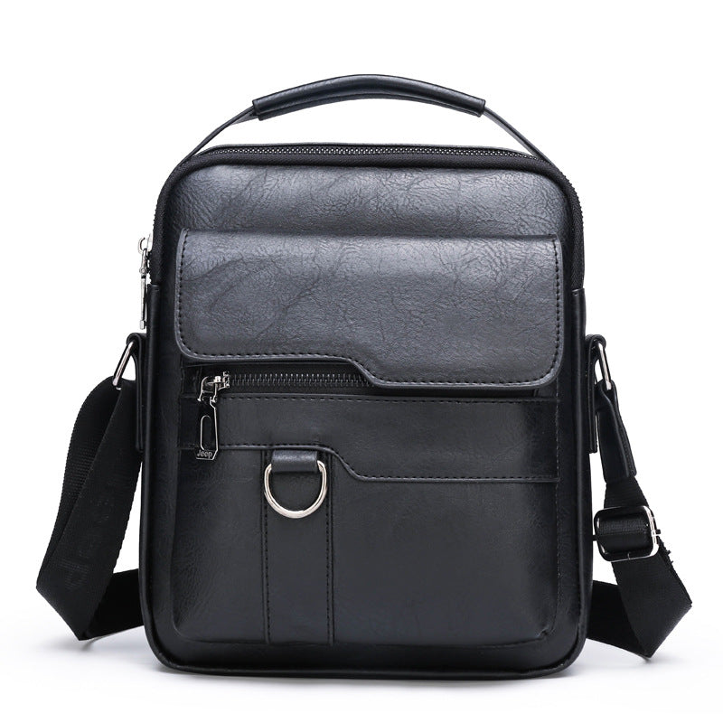 🔥Nueva promoción 👜 Bolsa moderna y casual de cuero para hombre, gran capacidad-E