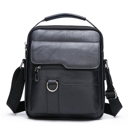 🔥Nueva promoción 👜 Bolsa moderna y casual de cuero para hombre, gran capacidad-E