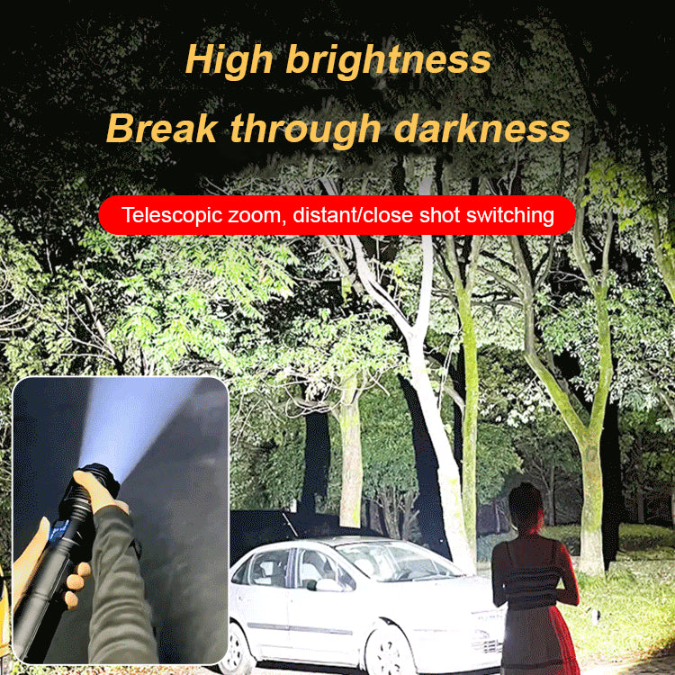 🎁【50% OFF】🔦Un nuevo reflector de patrulla al aire libre, una potente linterna con disparo prolongado