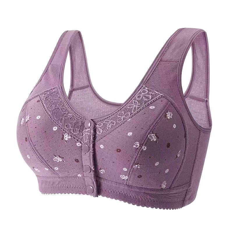 💕【Kupite 1, dobit ćete 1 besplatno】👙[45-100kg]Novi i poboljšani udobni čipkasti grudnjak veće veličine (reducere de 49%)-H