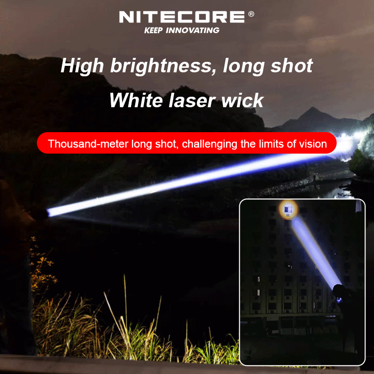 🎁【50% OFF】🔦Un nuevo reflector de patrulla al aire libre, una potente linterna con disparo prolongado-E