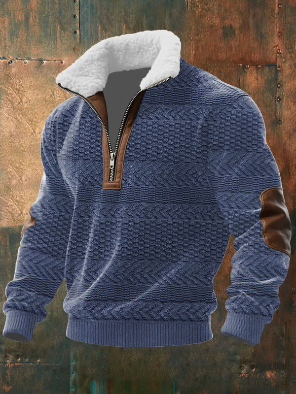 🔥 Kup 1, drugi gratis 🔥【S–5XL】Nowa modna bluza na jesień/zimę z polarową podszewką i futrzanym kołnierzem
