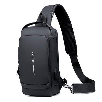 💖[50% de descuento] Bolso deportivo de moda de tela Oxford impermeable para hombre con bloqueo de código antirrobo -E