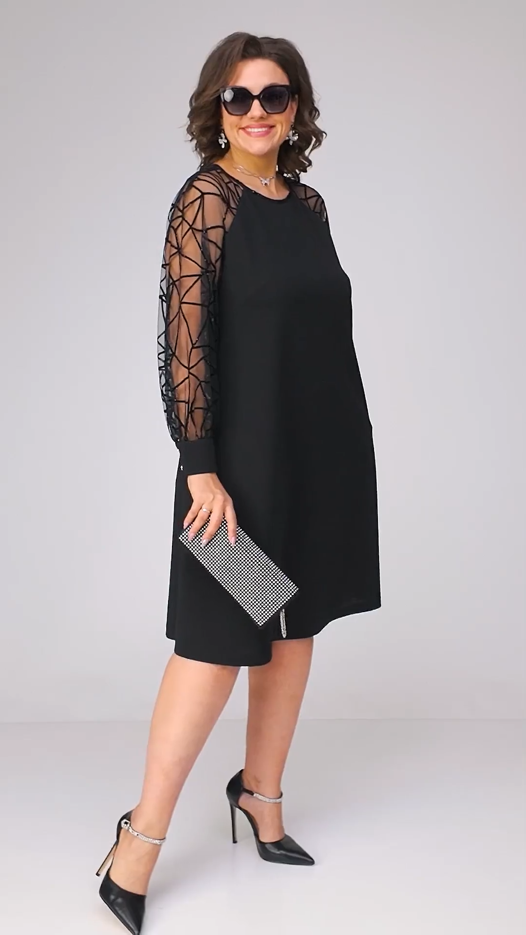 💖💖【S-5XL】🍁🍂Vestido elegante de alta calidad para otoño e invierno.-E
