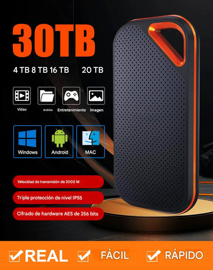 【Zadnji dan 🔥50% popusta】💥【32TB】Visokohitrostni prenosni trdi disk z veliko kapaciteto-L