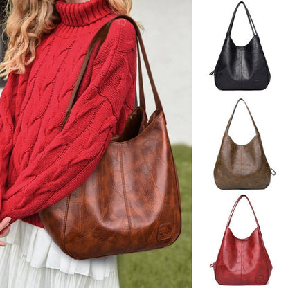 💖👜💖Miękka skórzana torba na ramię, nowy styl, duża pojemność, odpowiednia-4080218