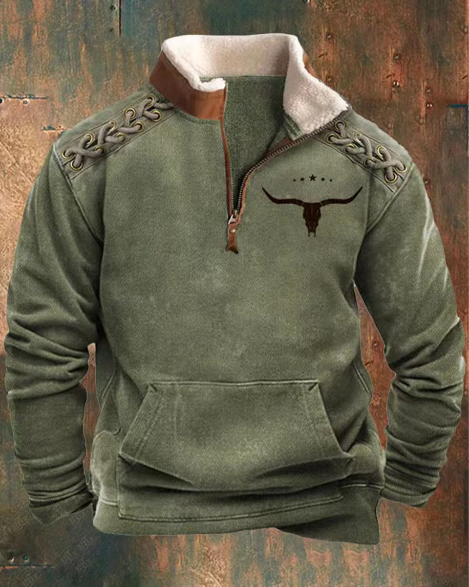 👕【35% KEDVEZMÉNY】【S-4XL】2025-ös őszi-téli férfi divatos, meleg hosszú ujjú pulóver 3D nyomattal-U