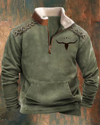 👕【35% KEDVEZMÉNY】【S-4XL】2025-ös őszi-téli férfi divatos, meleg hosszú ujjú pulóver 3D nyomattal-U