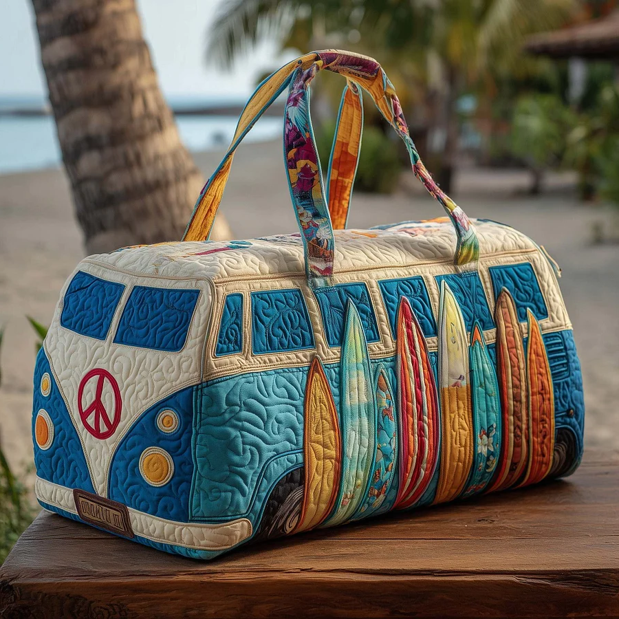 Bolsa de viaje acolchada Hippie Van-E