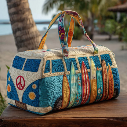 Bolsa de viaje acolchada Hippie Van-E