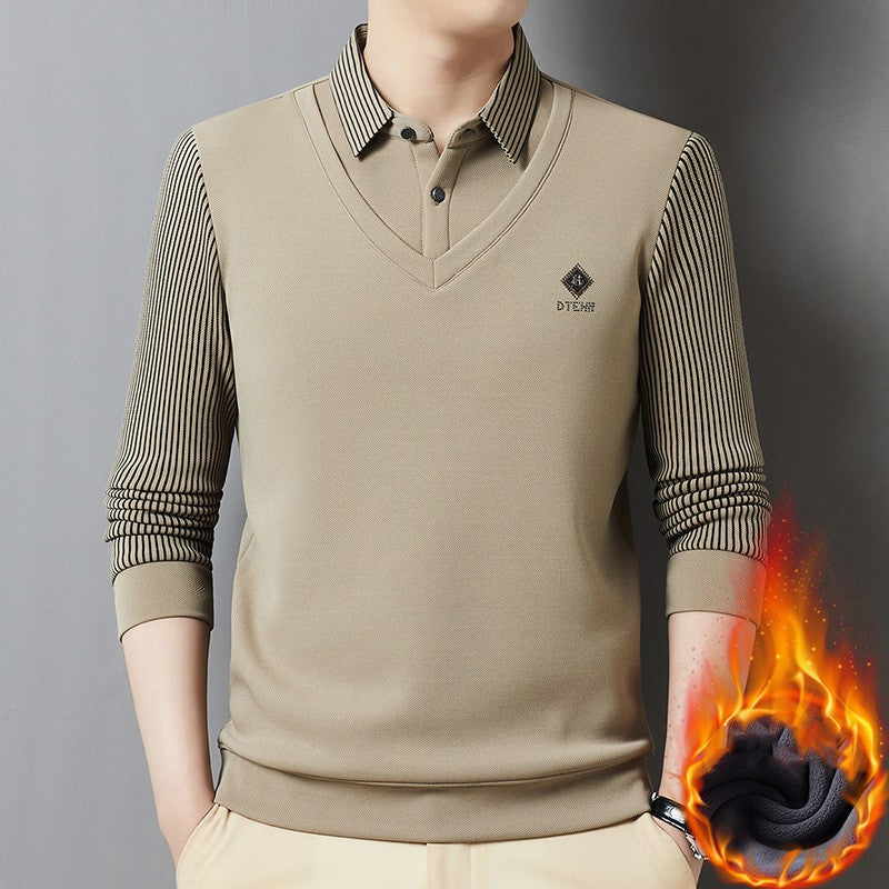 🔥🔥【M-4XL】Koszulki męskie jesienno-zimowe z długim rękawem POLO