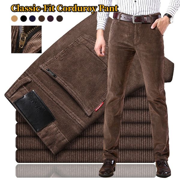 🏆 Nejprodávanější 【-42% sleva 🔥🔥】Pánské manšestrové kalhoty klasického střihu-Z