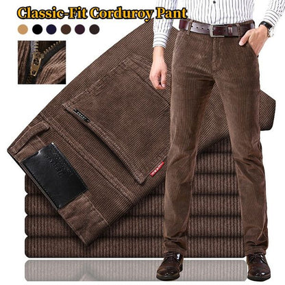 🏆 Nejprodávanější 【-42% sleva 🔥🔥】Pánské manšestrové kalhoty klasického střihu-Z