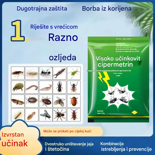 🦟【20 vrećica】H❤️Posebno dizajnirano za ubijanje komaraca i muha na farmama, jedno pakiranje ubija buhe/skakavce/žohare/muhe/komarce!