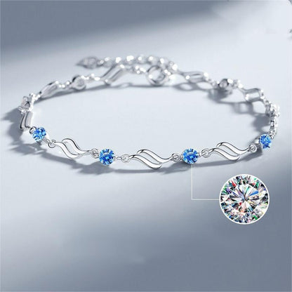 ✨✨【Compra 1 y llévate 1 gratis】💎Pulsera de plata 925 Corazón del Océano-E