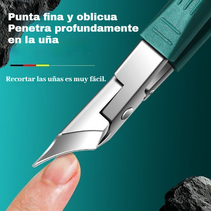 🔥【3-delni komplet】✂️💅Novo ultra tanko ščipalko za nohte pod kotom za domačo manikuro-E