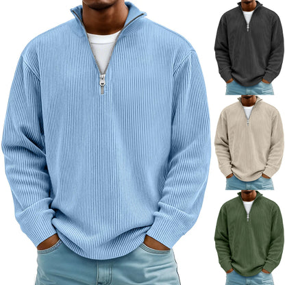 🔥【S-5XL】Nueva sudadera de hombre con cuello alto, otoño/invierno 2026-E