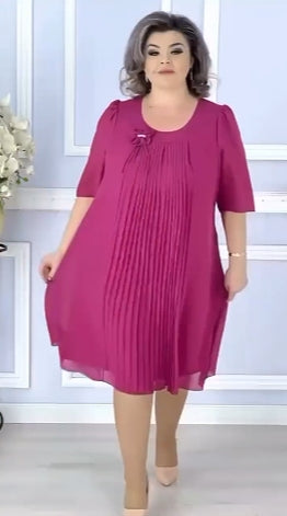 【S-5XL】2025 primăvară nouă rochie de sifon de înaltă calitate, elegant și temperament