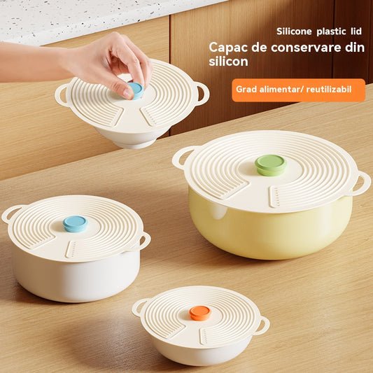 🔥【Ultima zi de reducere 50%】Capace din silicon alimentar care păstrează prospețimea-R