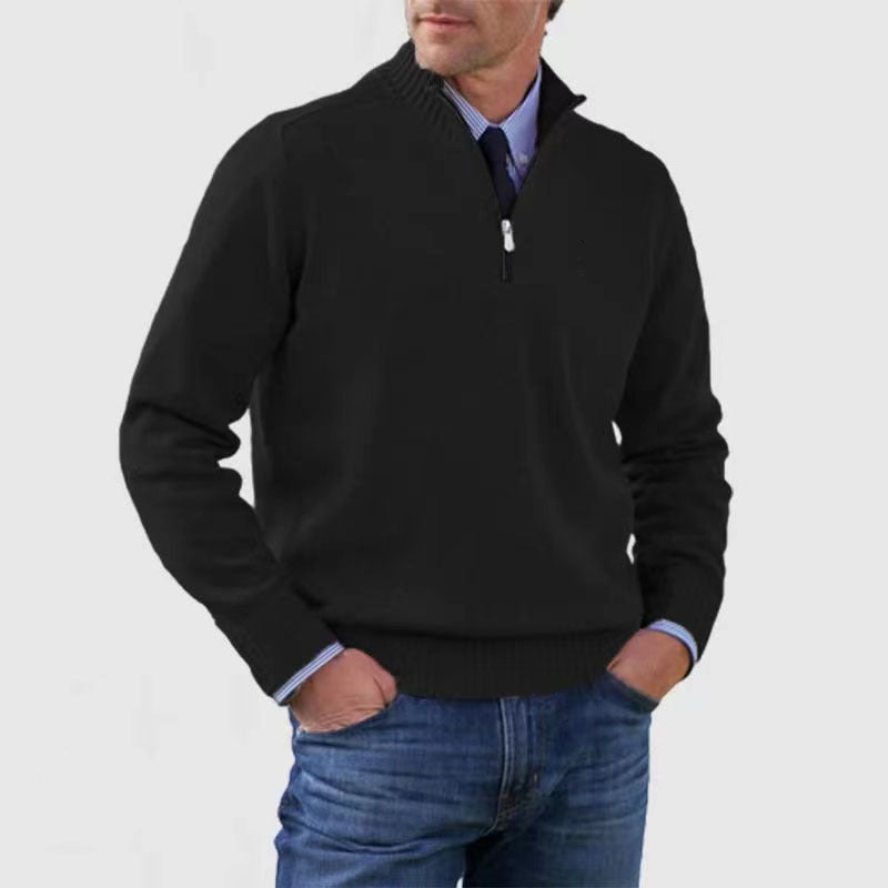 【L-5XL】Popularni topli puloveri s patentnim zatvaračem za jesen i zimu-H