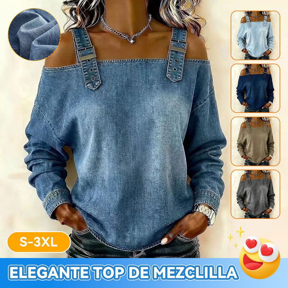 👕【S-3XL】Dámský ležérní top s rovnými rameny, stylový a snadno kombinovatelný, s ramínky-Z