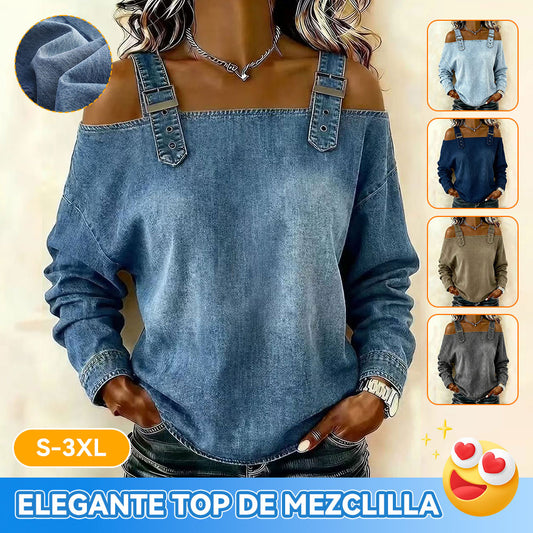 👕【S-3XL】Dámský ležérní top s rovnými rameny, stylový a snadno kombinovatelný, s ramínky-Z