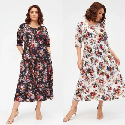 ✨【S-5XL】Nova ljetna, svježa i elegantna ženska haljina - ugodna za kožu i mekana, plus veličine