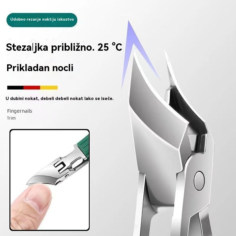 🔥Vruća prodaja🔥✂️💅Nove ultra tanke kutne škare za nokte, kućni alati za nokte [set od 3 dijela]-H