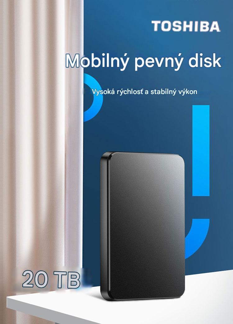 【Posledný deň🔥Akcia 50 %】20 TB veľkokapacitný mobilný pevný disk + bezplatný originálny balík Office + Adobe-K