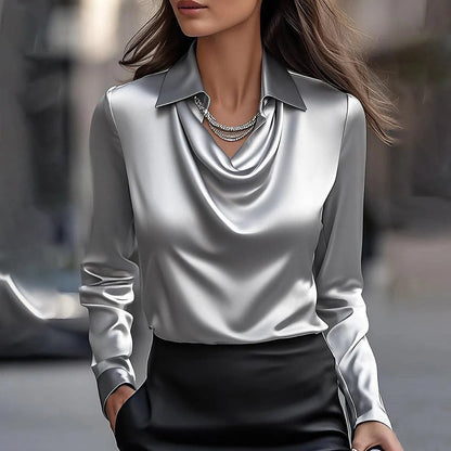 🔥🍁【Jesienna nowość】【S-3XL】🌷Nowa prosta i elegancka koszula damska.