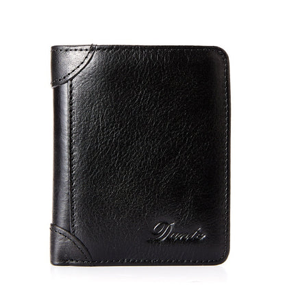 ¡Compra 1 y llévate 1 gratis!👝✨ Nueva cartera antirrobo de cuero genuino para hombre-E